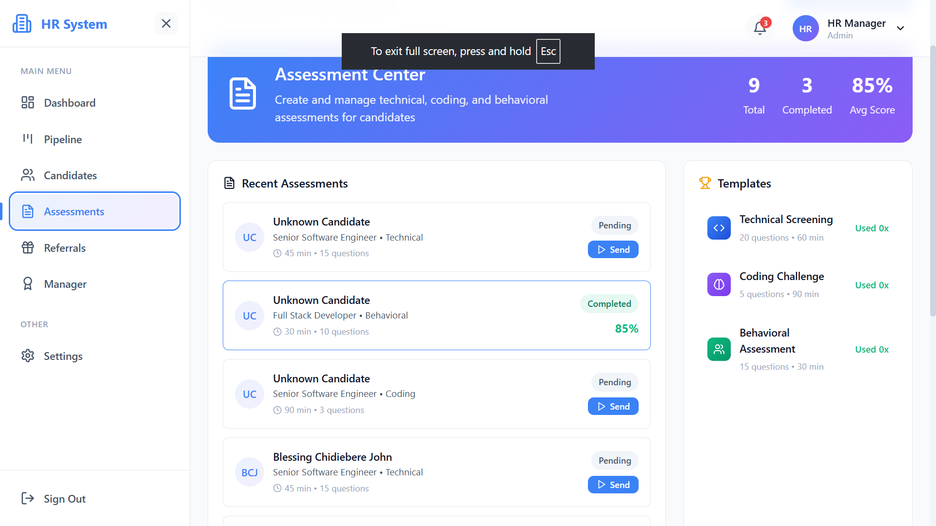 Recruitment Analytics